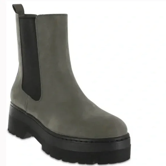 MIA Cayden Women's Pull-On Boots - Textile & Synthetic Upper, Block Heel, Round Toe - View #2